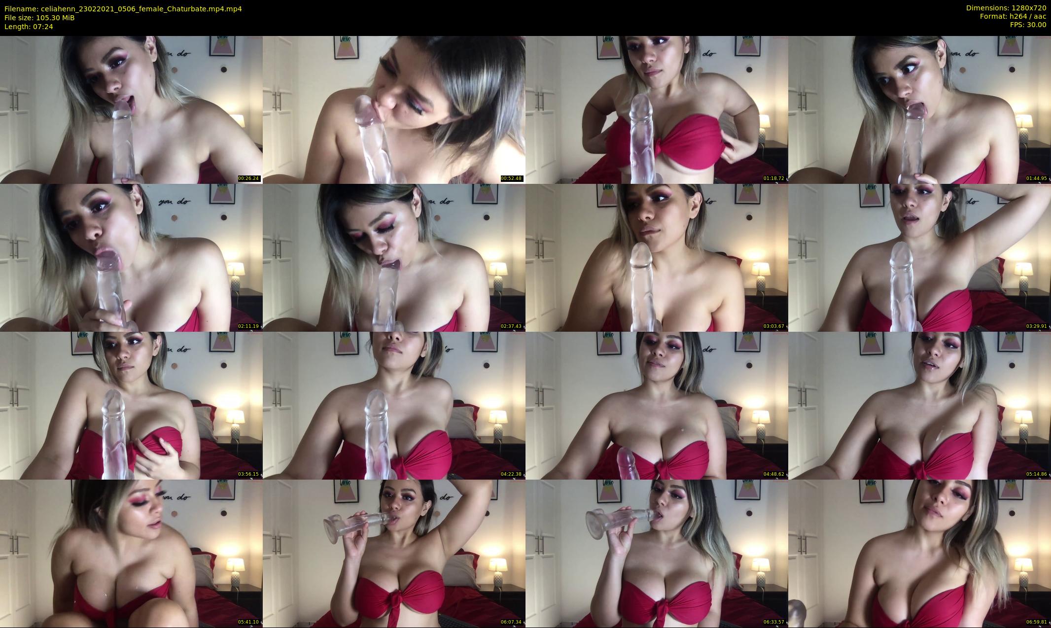 celiahenn — 8 minute Chaturbate female cam show recording, 720p, Feb 23, 2021
