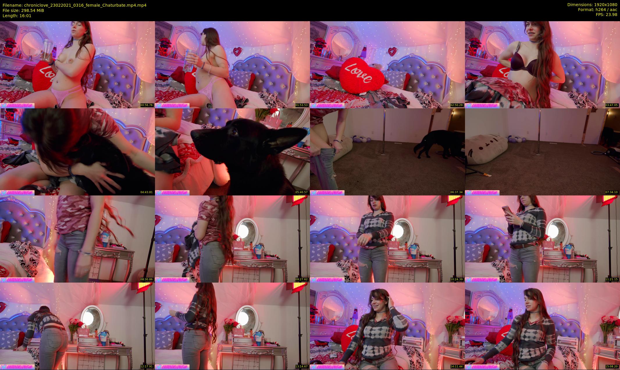 chroniclove — 17 minute Chaturbate female cam show recording, 1080p, Feb 23, 2021