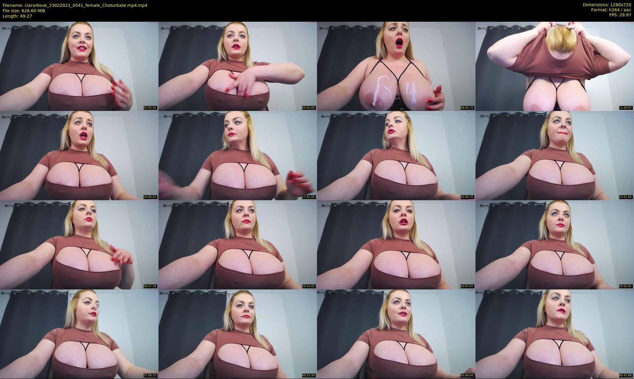 clara4love — 50 minute Chaturbate female cam show recording, 720p, Feb 23, 2021