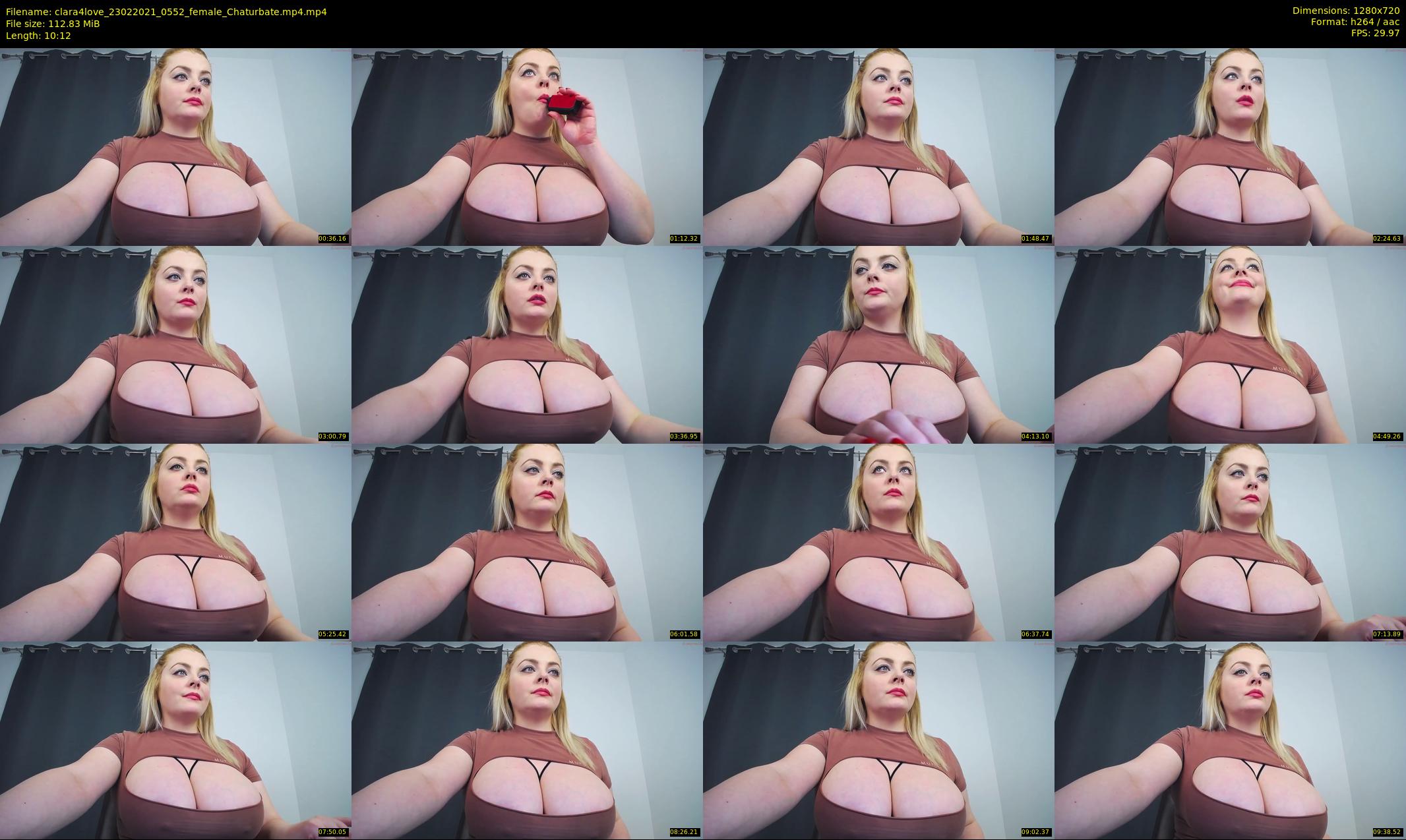 clara4love — 11 minute Chaturbate female cam show recording, 720p, Feb 23, 2021