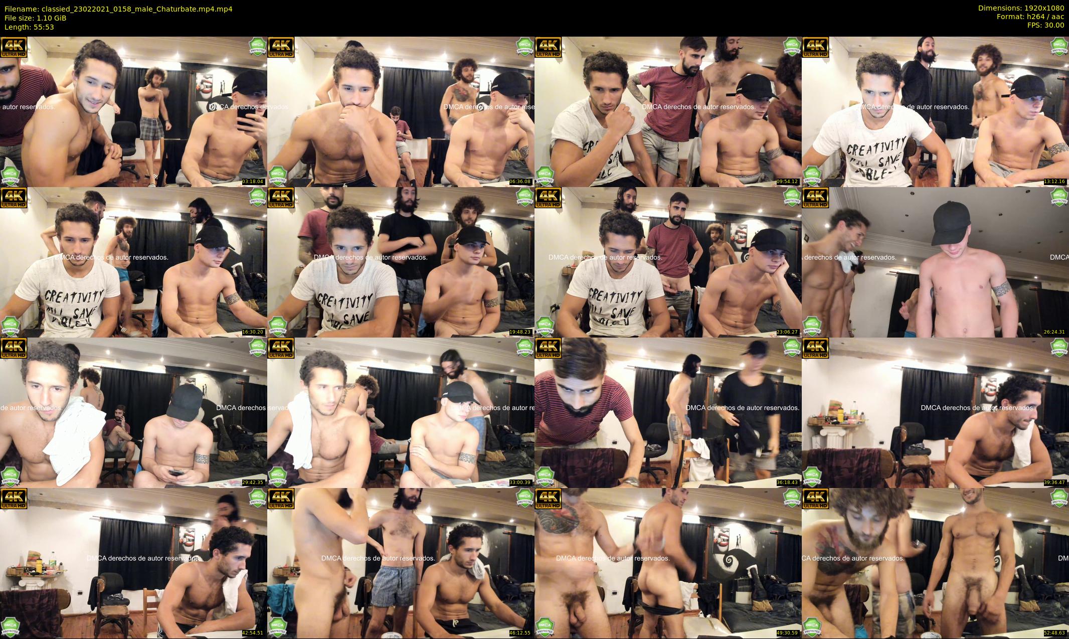 classied — 56 minute Chaturbate male cam show recording, 1080p, Feb 23, 2021