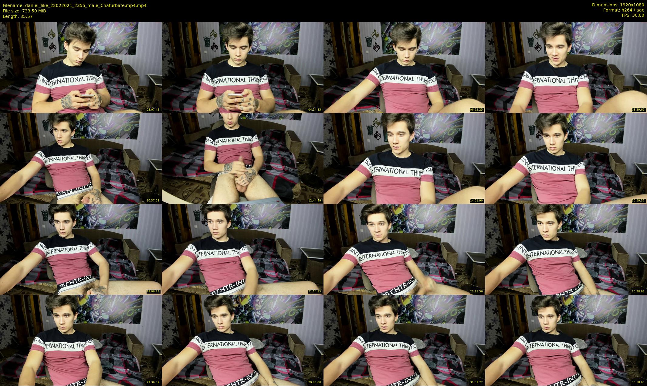 daniel_like — 36 minute Chaturbate male cam show recording, 1080p, Feb 22, 2021