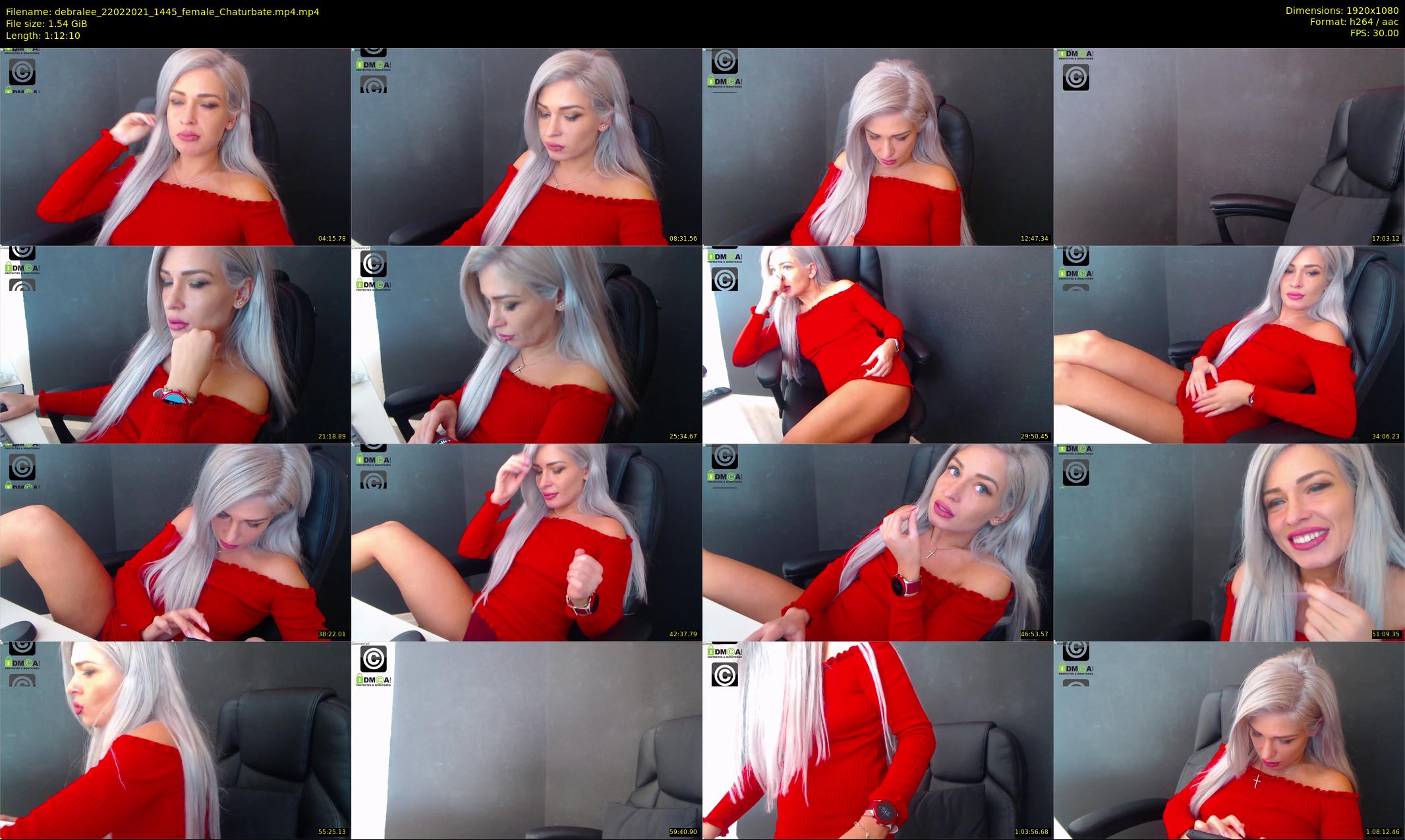 debralee — 73 minute Chaturbate female cam show recording, 1080p, Feb 22, 2021
