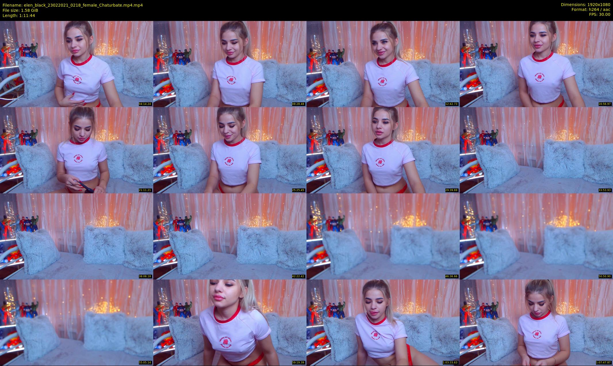elen_black — 72 minute Chaturbate female cam show recording, 1080p, Feb 23, 2021