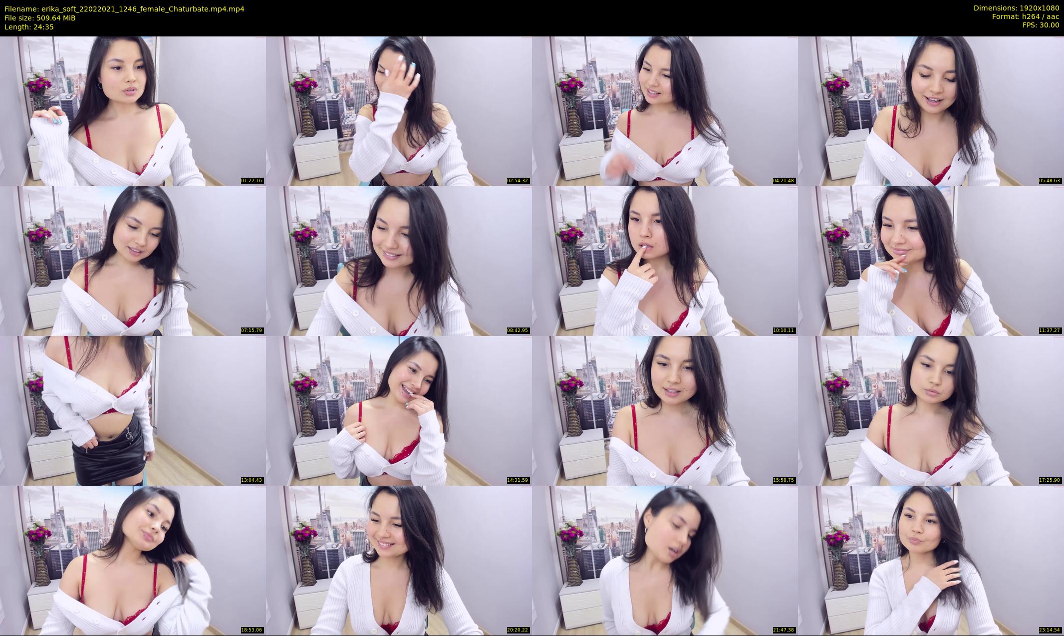 erika_soft — 25 minute Chaturbate female cam show recording, 1080p, Feb 22, 2021