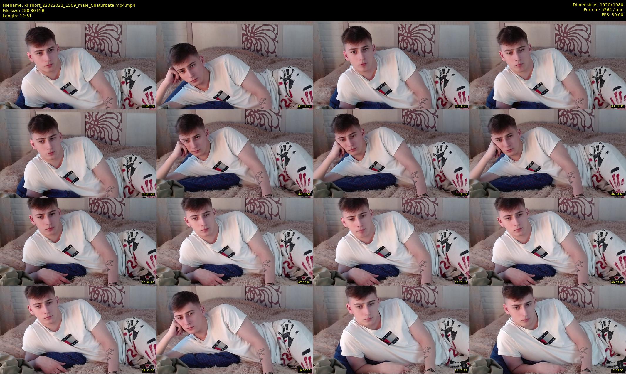 krishort — 13 minute Chaturbate male cam show recording, 1080p, Feb 22, 2021