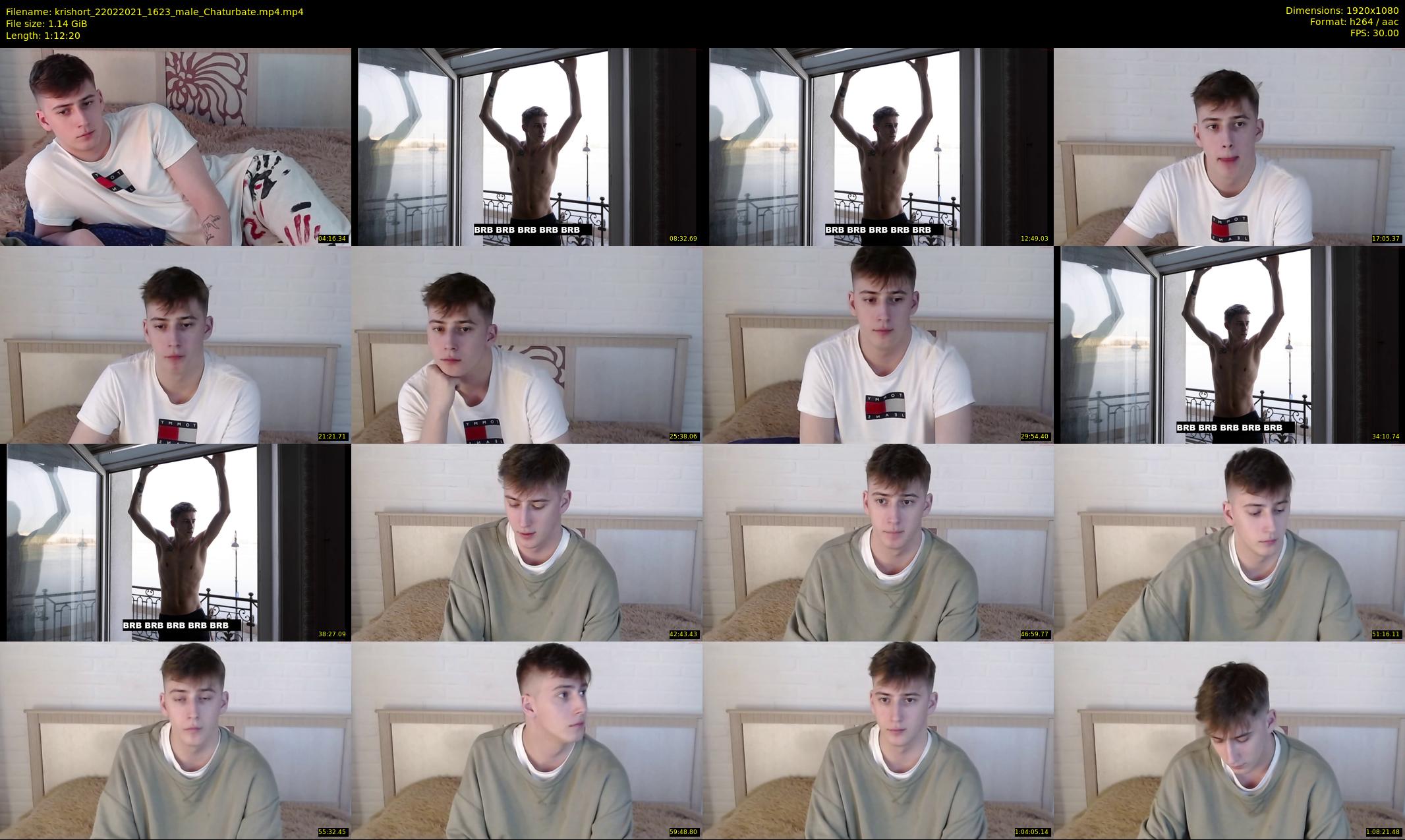 krishort — 73 minute Chaturbate male cam show recording, 1080p, Feb 22, 2021