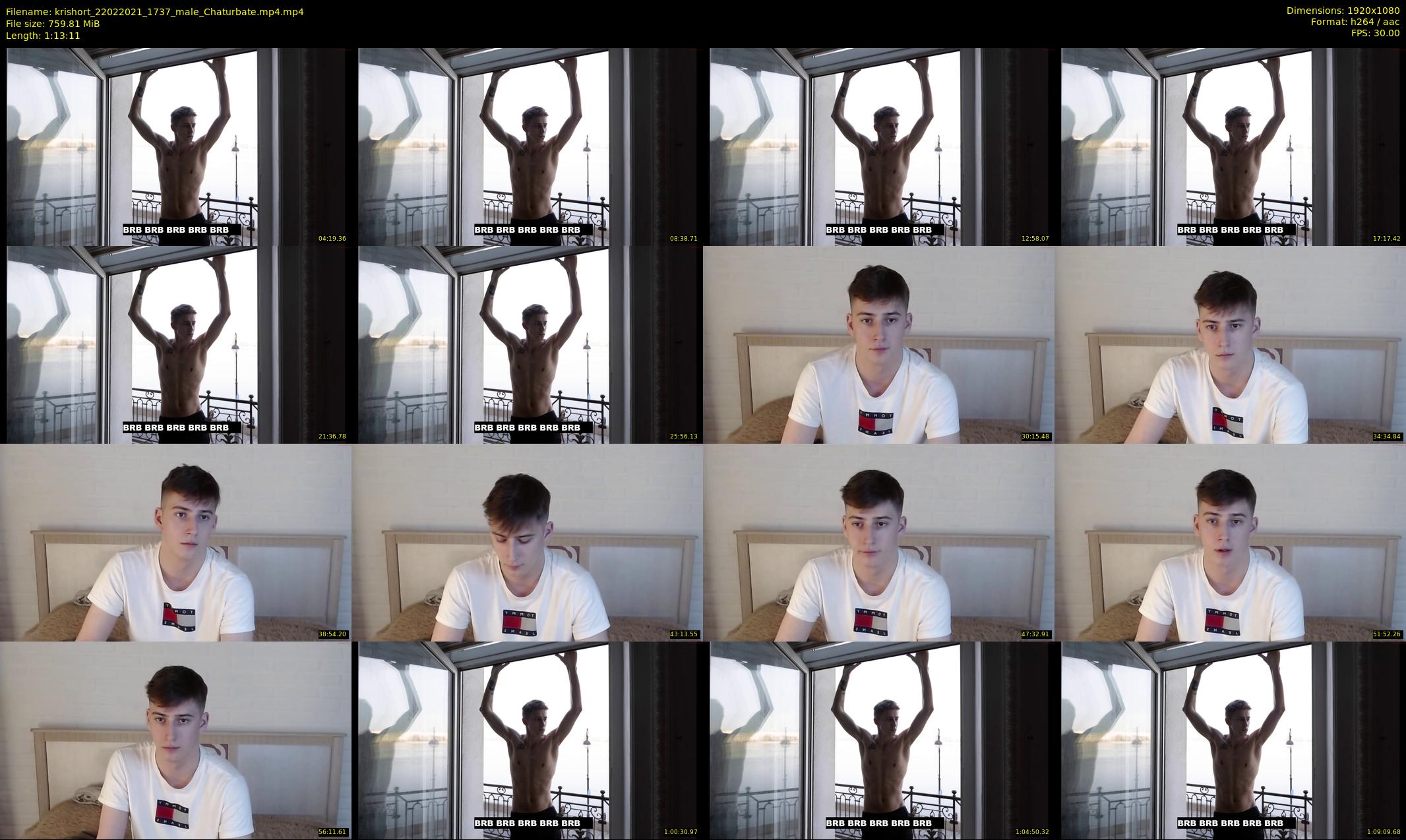 krishort — 74 minute Chaturbate male cam show recording, 1080p, Feb 22, 2021