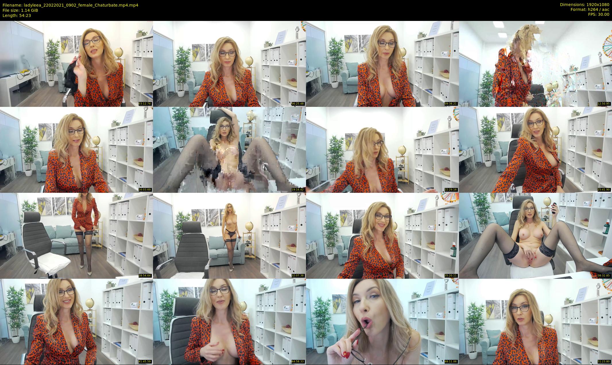 ladyleea — 55 minute Chaturbate female cam show recording, 1080p, Feb 22, 2021
