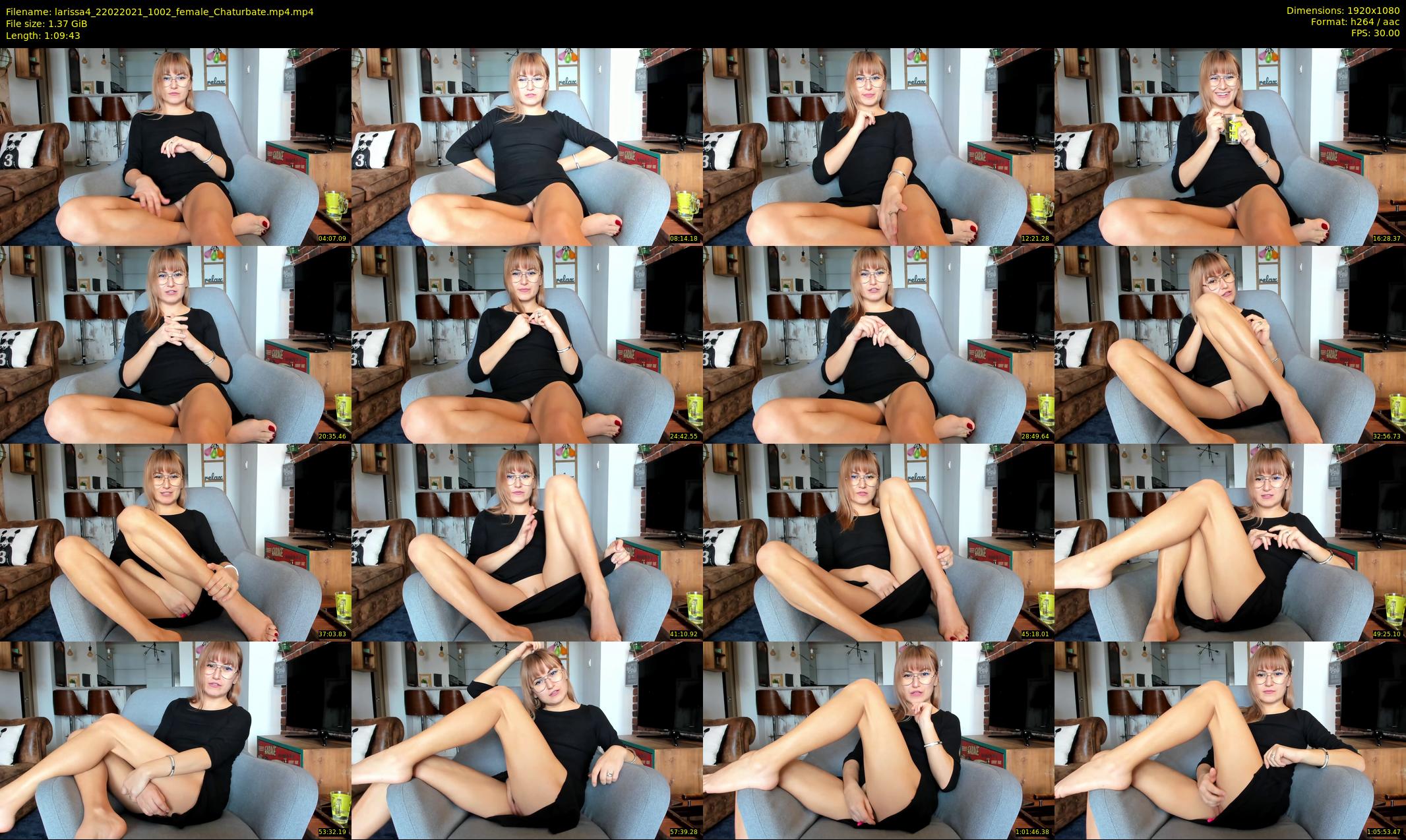 larissa4 — 70 minute Chaturbate female cam show recording, 1080p, Feb 22, 2021