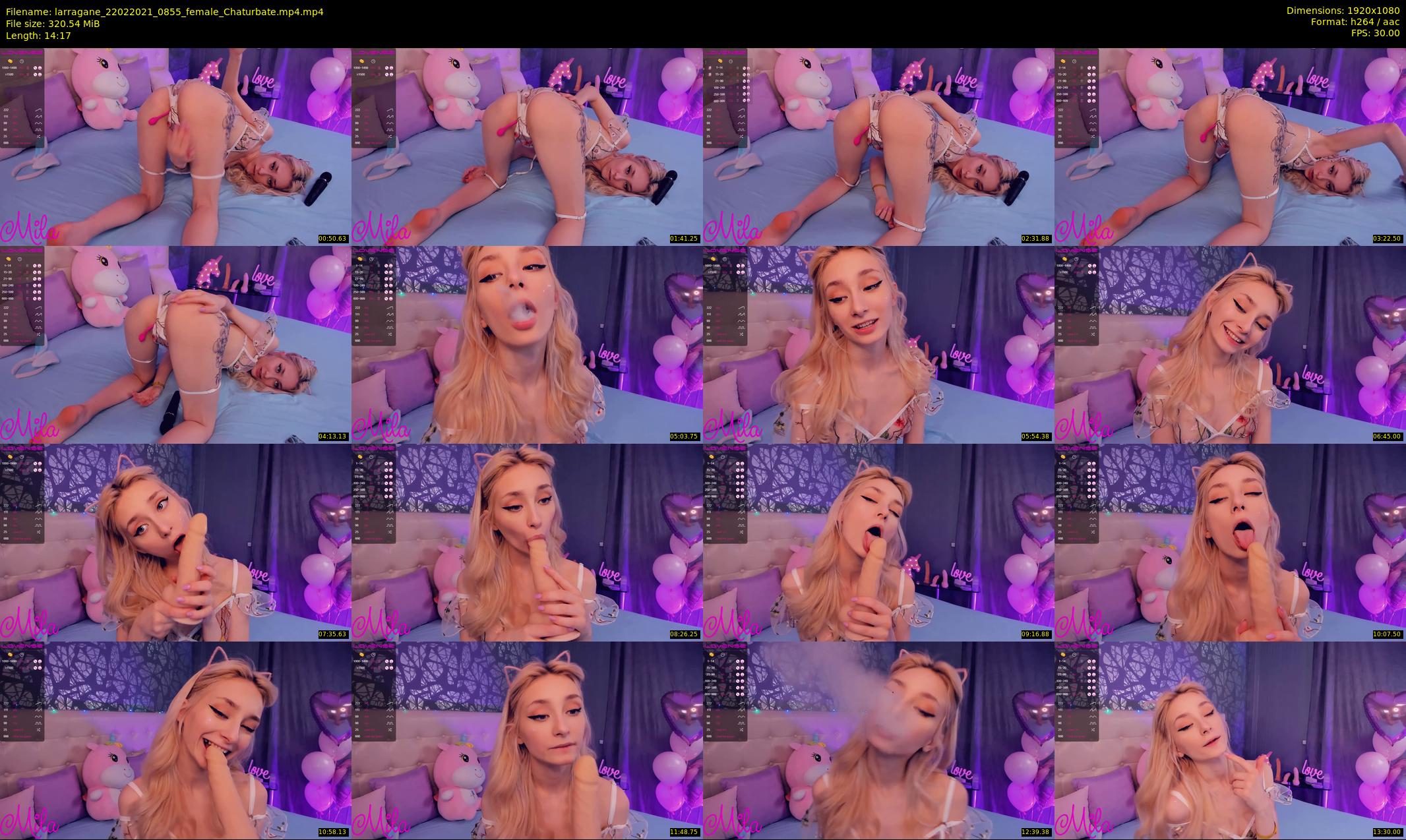 larragane — 15 minute Chaturbate couple cam show recording, 1080p, Feb 22, 2021