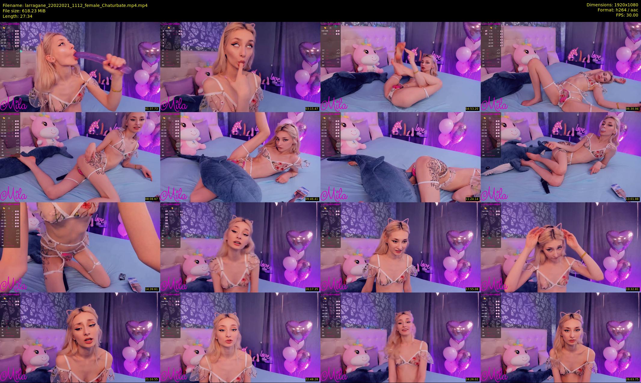 larragane — 28 minute Chaturbate couple cam show recording, 1080p, Feb 22, 2021