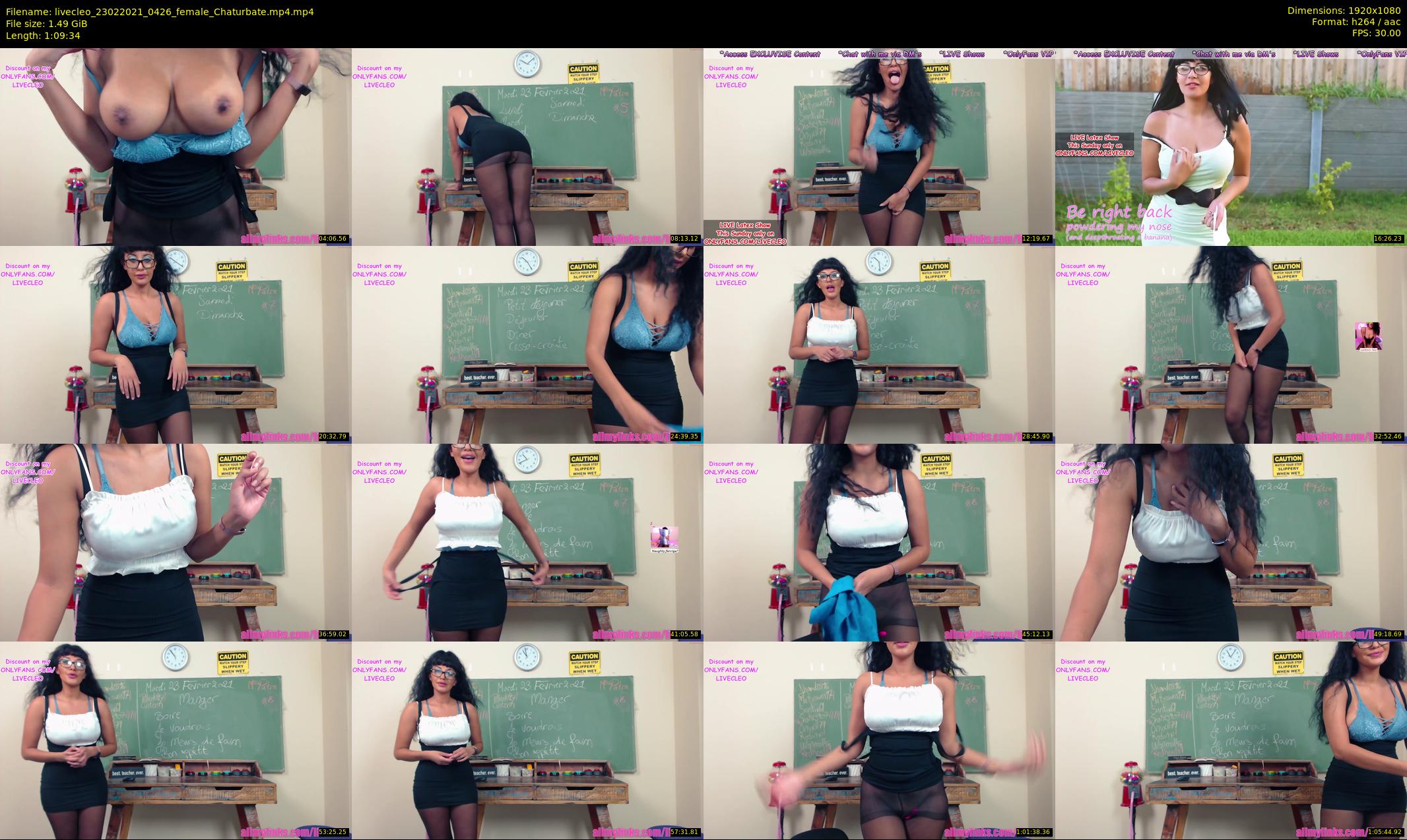 livecleo — 70 minute Chaturbate female cam show recording, 1080p, Feb 23, 2021