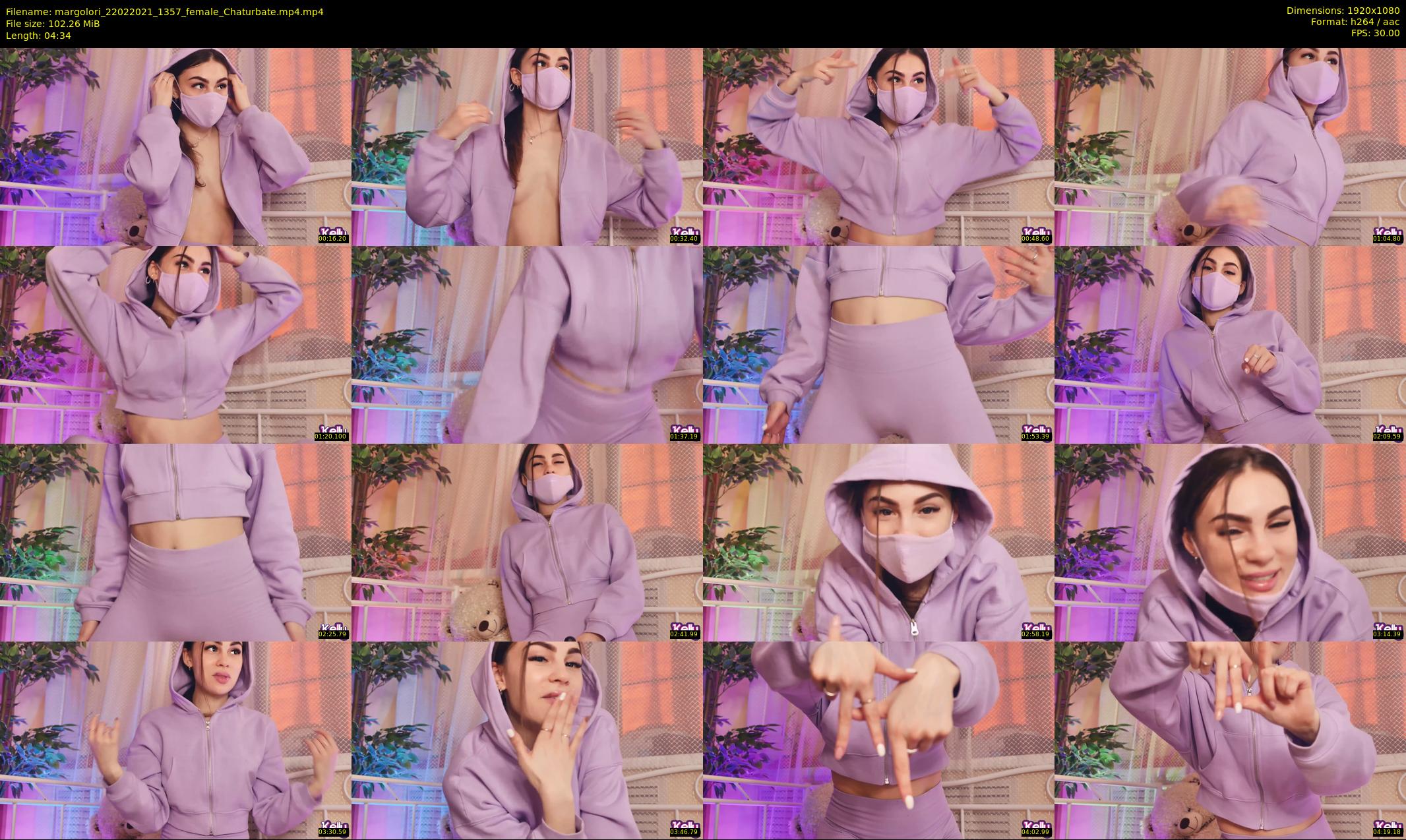 margolori — 5 minute Chaturbate couple cam show recording, 1080p, Feb 22, 2021