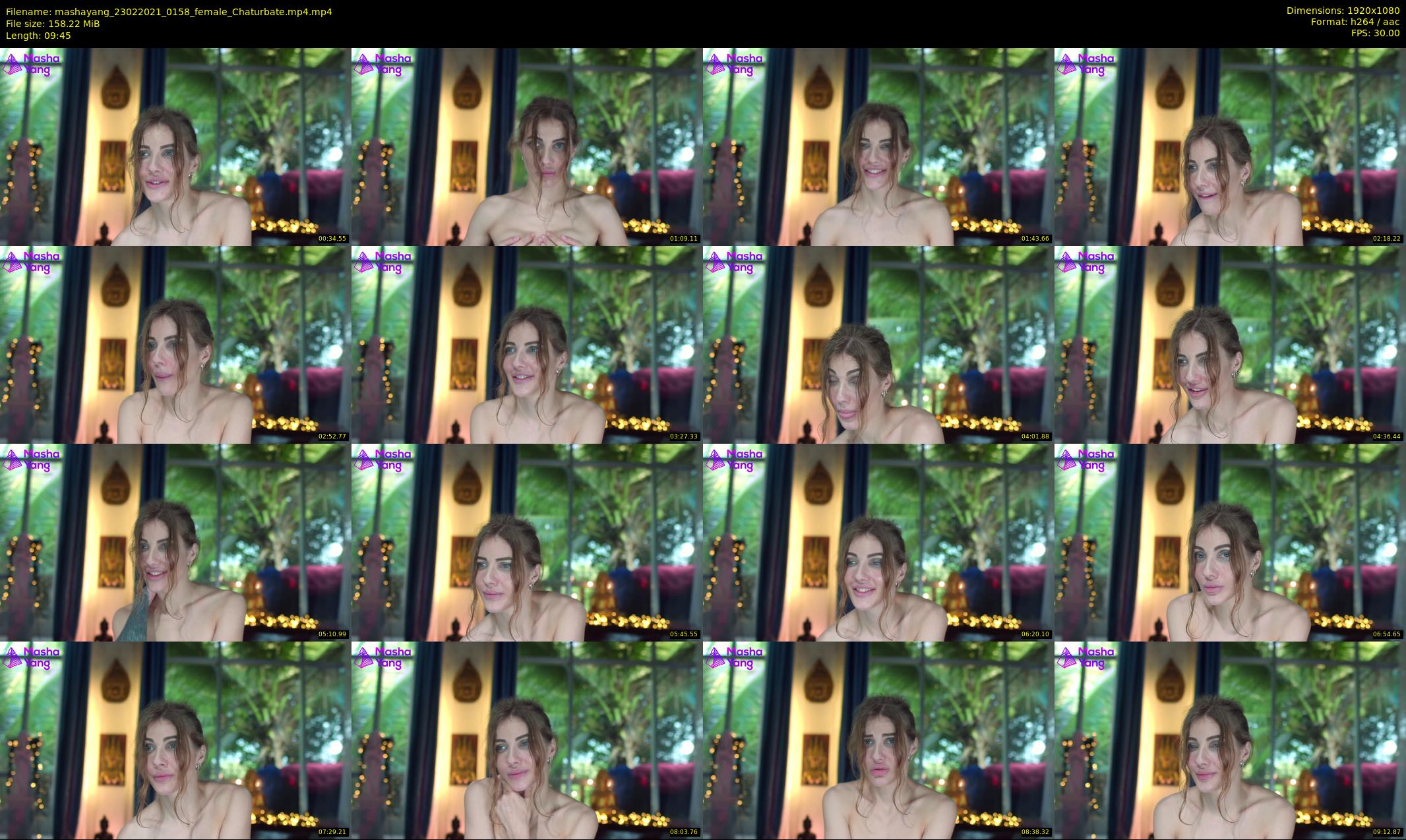 mashayang — 10 minute Chaturbate female cam show recording, 1080p, Feb 23, 2021