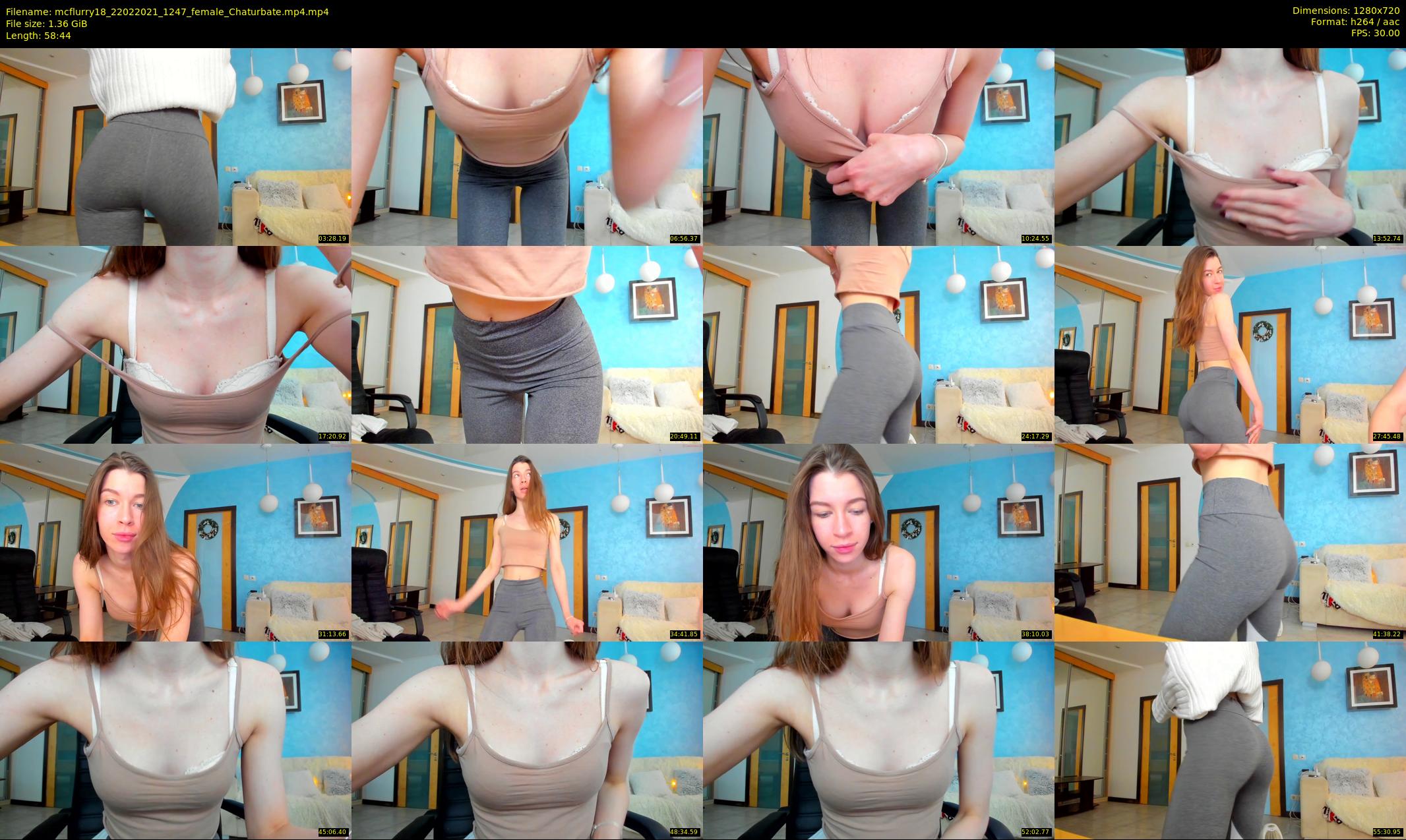 mcflurry18 — 59 minute Chaturbate female cam show recording, 720p, Feb 22, 2021