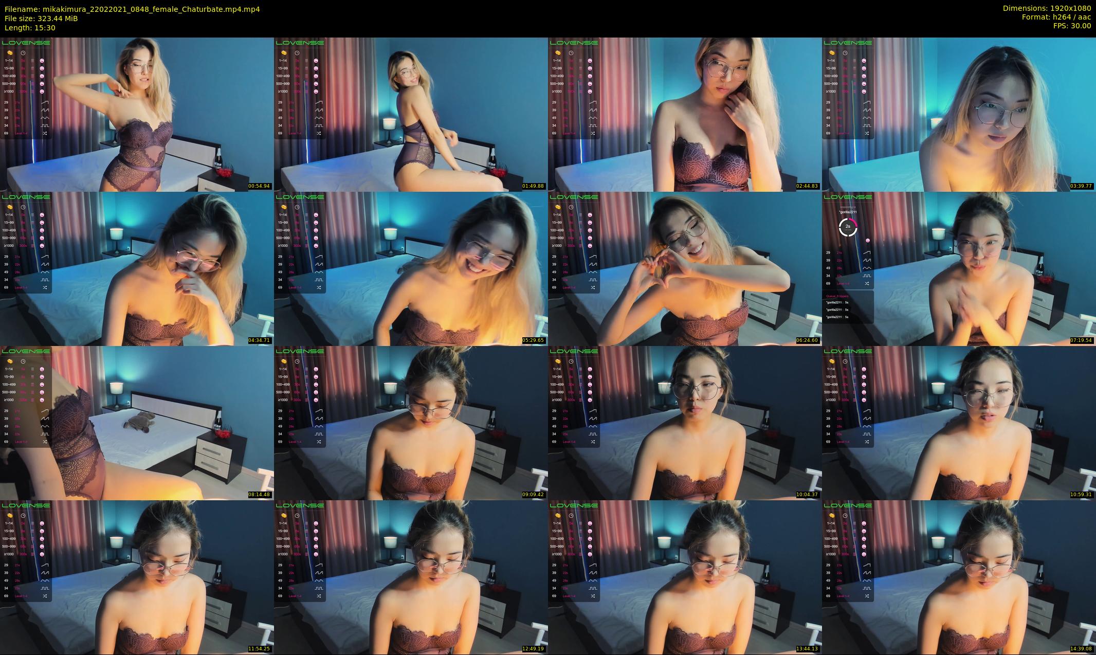 mikakimura — 16 minute Chaturbate female cam show recording, 1080p, Feb 22, 2021