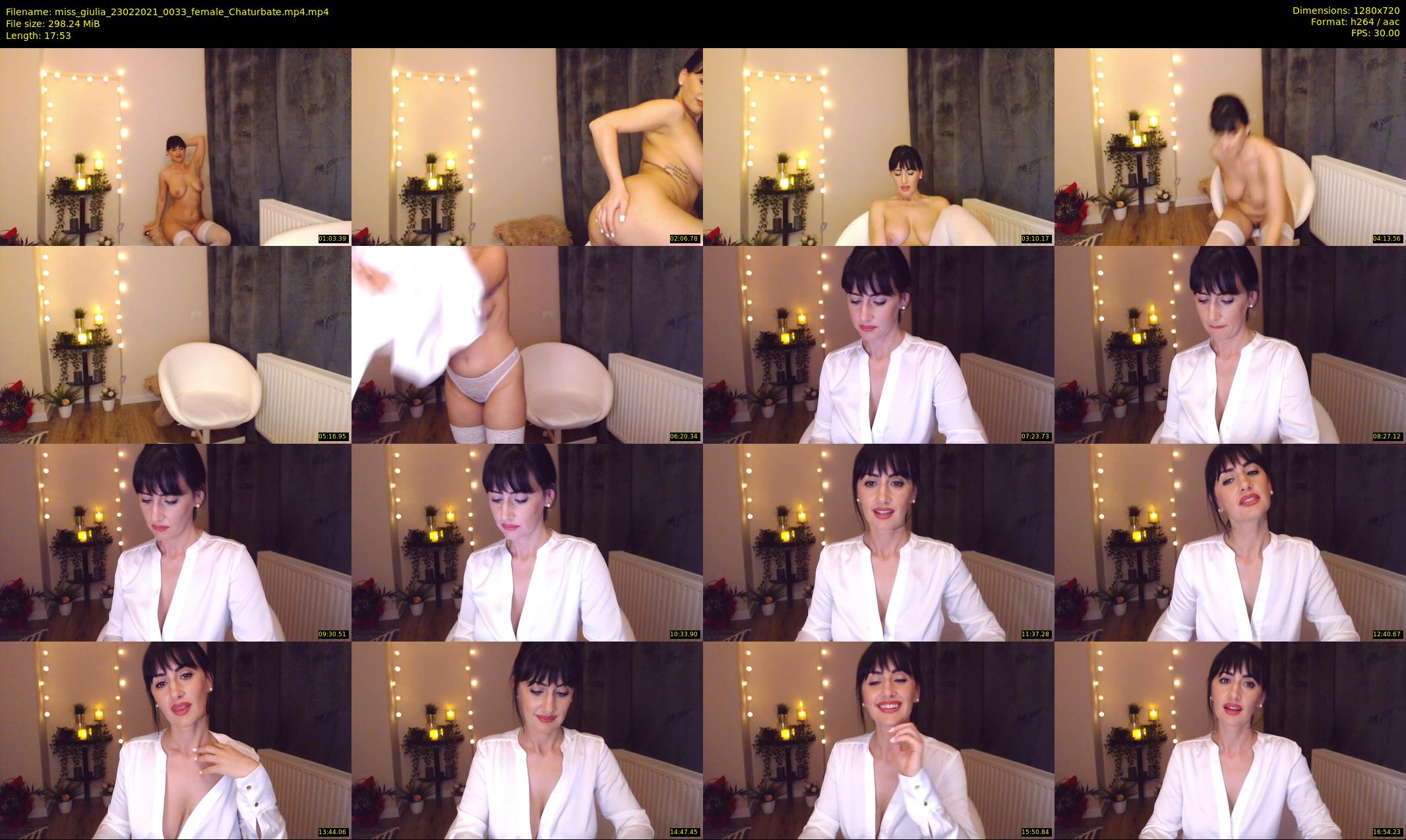 miss_giulia — 18 minute Chaturbate female cam show recording, 720p, Feb 23, 2021