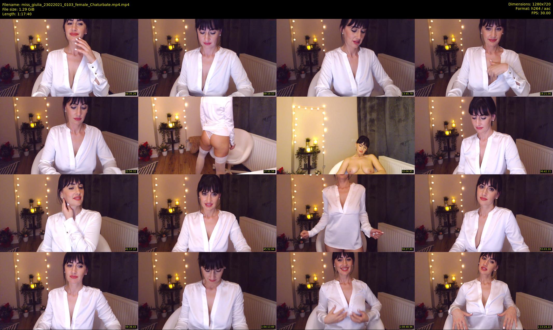 miss_giulia — 78 minute Chaturbate female cam show recording, 720p, Feb 23, 2021