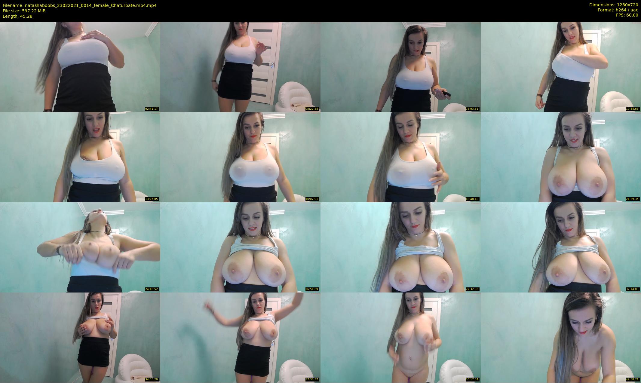 natashaboobs — 46 minute Chaturbate female cam show recording, 720p, Feb 23, 2021