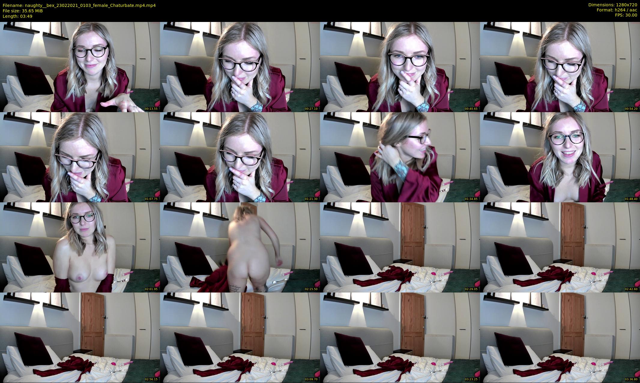 naughty__bex — 4 minute Chaturbate female cam show recording, 720p, Feb 23, 2021