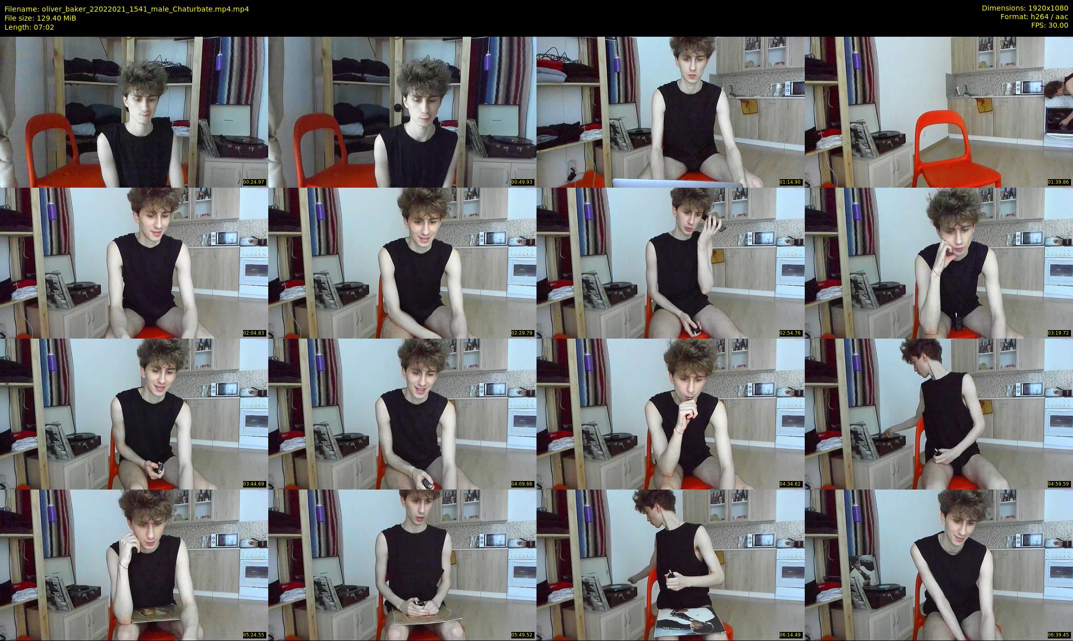 oliver_baker — 8 minute Chaturbate male cam show recording, 1080p, Feb 22, 2021