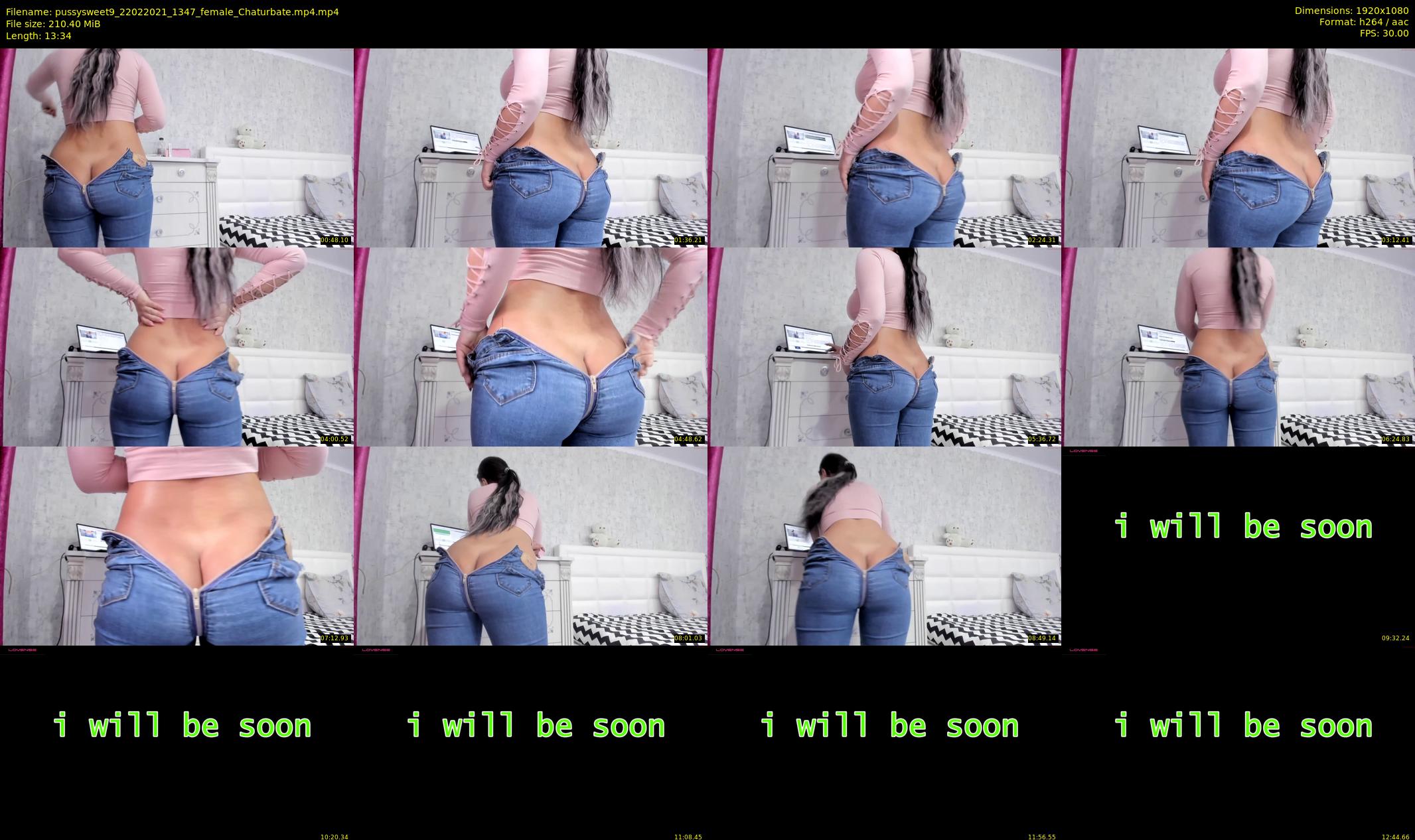pussysweet9 — 14 minute Chaturbate female cam show recording, 1080p, Feb 22, 2021