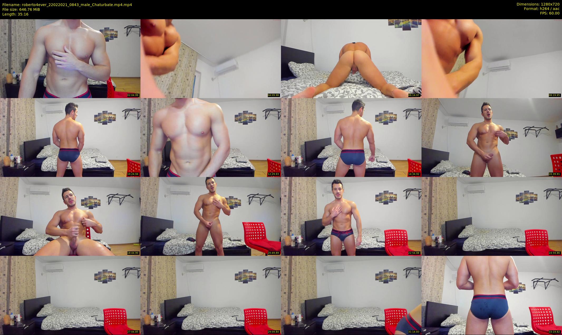 roberto4ever — 36 minute Chaturbate male cam show recording, 720p, Feb 22, 2021
