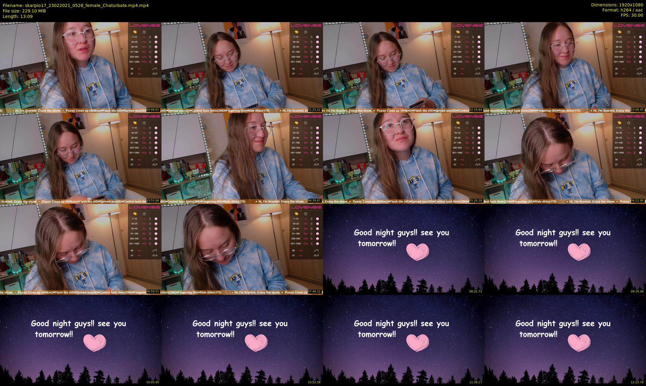 skarpio17 — 14 minute Chaturbate female cam show recording, 1080p, Feb 23, 2021