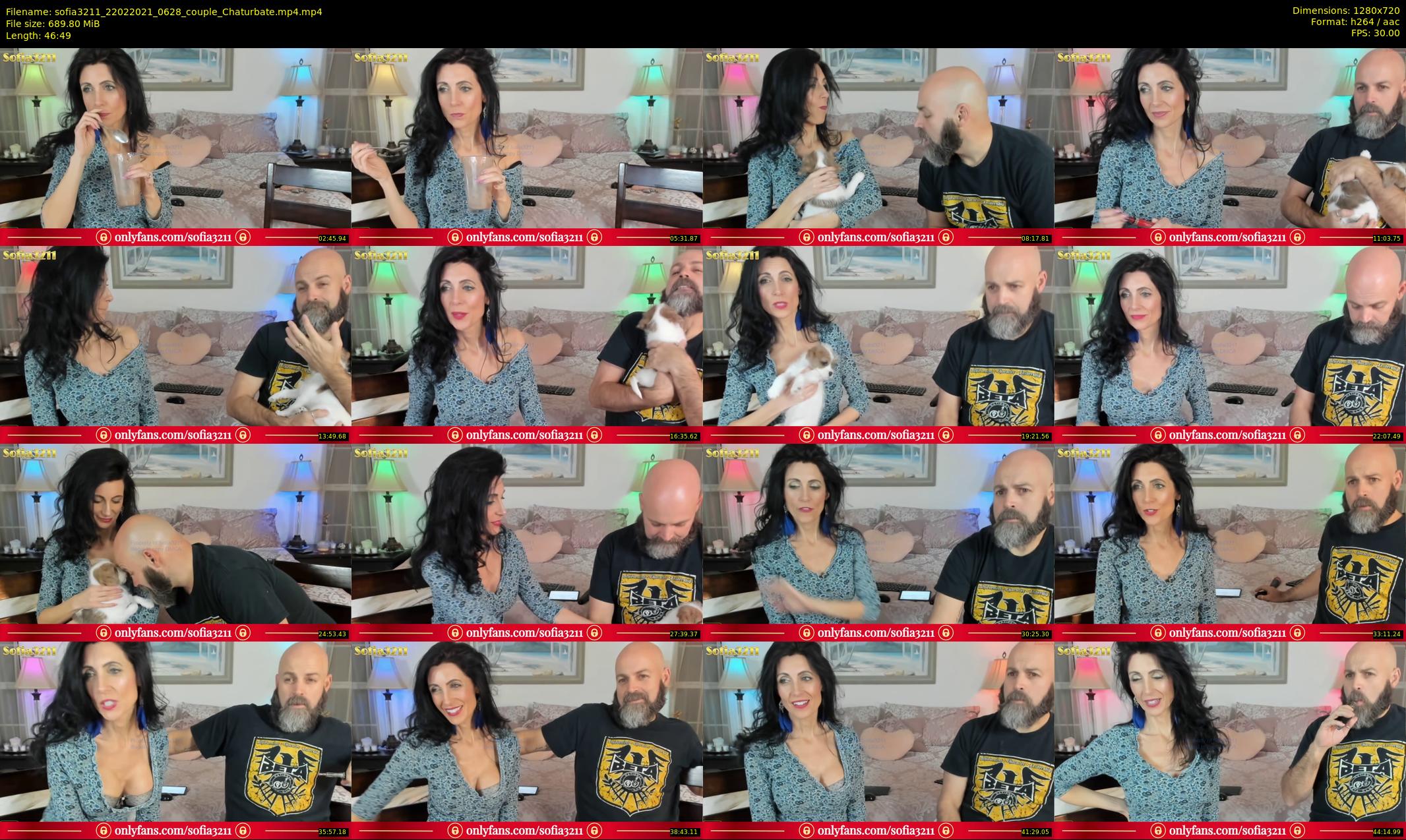 sofia3211 — 47 minute Chaturbate couple cam show recording, 720p, Feb 22, 2021