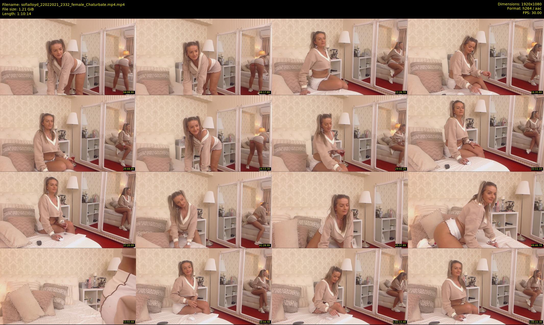 sofialloyd — 71 minute Chaturbate female cam show recording, 1080p, Feb 22, 2021