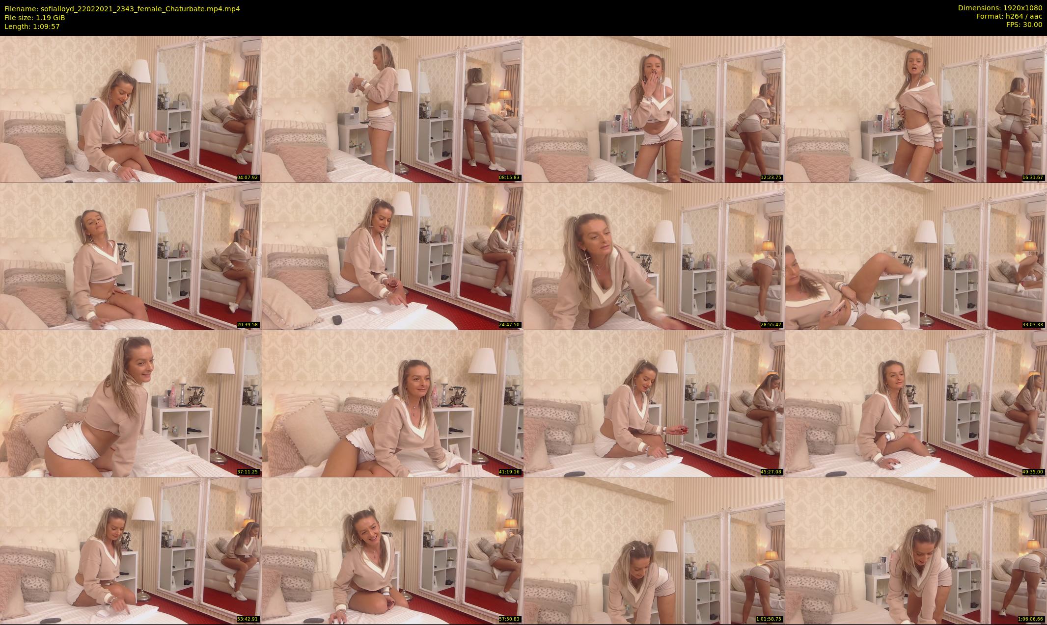 sofialloyd — 70 minute Chaturbate female cam show recording, 1080p, Feb 22, 2021