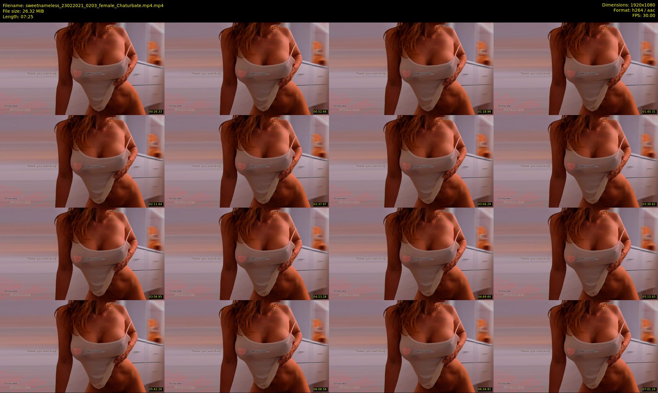 sweetnameless — 8 minute Chaturbate couple cam show recording, 1080p, Feb 23, 2021