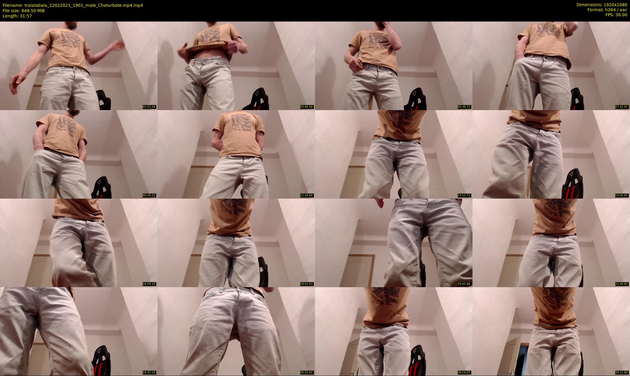 tralalabala — 32 minute Chaturbate male cam show recording, 1080p, Feb 22, 2021