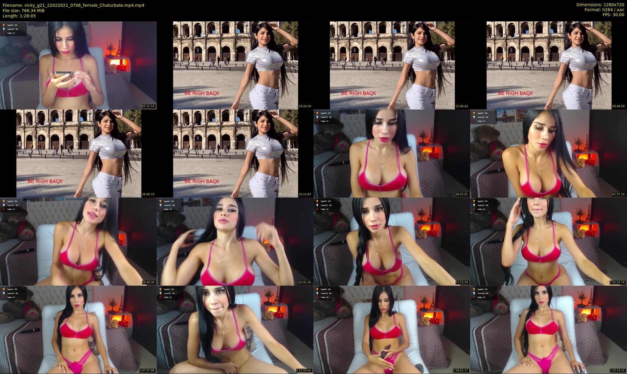 vicky_g21 — 89 minute Chaturbate female cam show recording, 720p, Feb 22, 2021