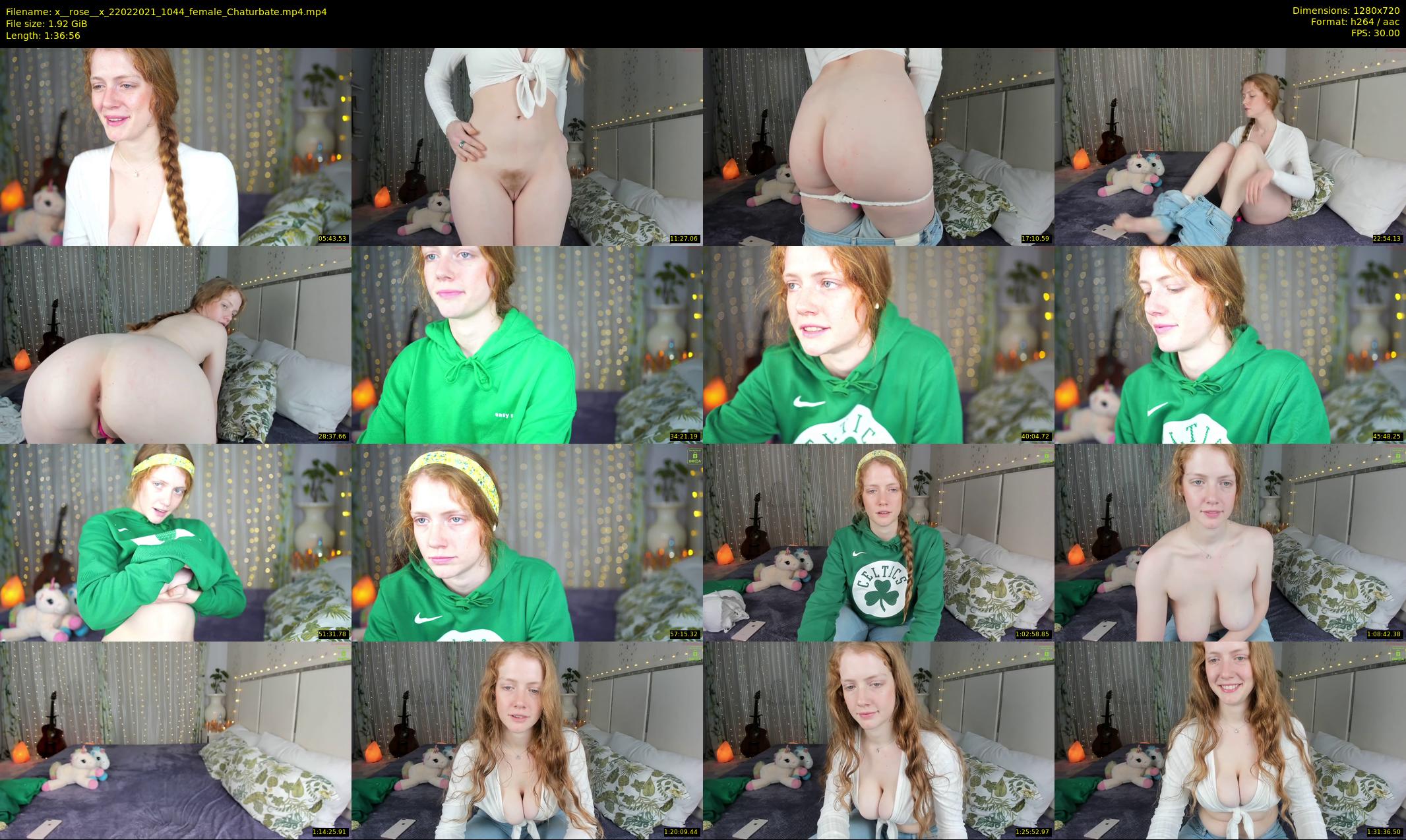 x__rose__x — 97 minute Chaturbate female cam show recording, 720p, Feb 22, 2021