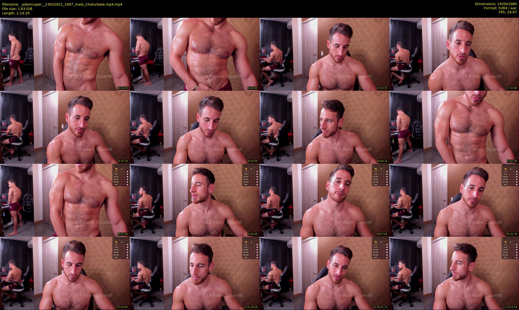 _adamcoper_ — 75 minute Chaturbate male cam show recording, 1080p, Feb 23, 2021