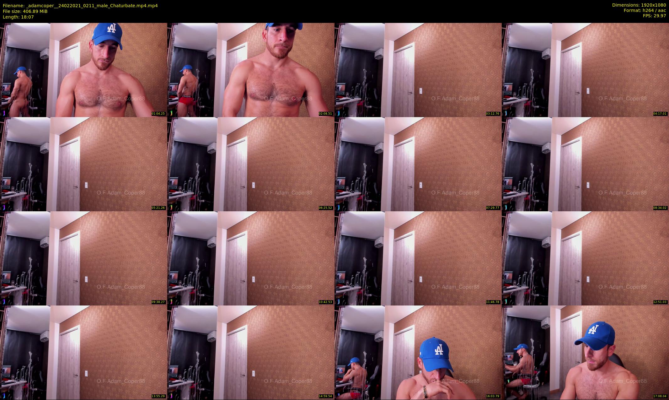 _adamcoper_ — 19 minute Chaturbate male cam show recording, 1080p, Feb 24, 2021
