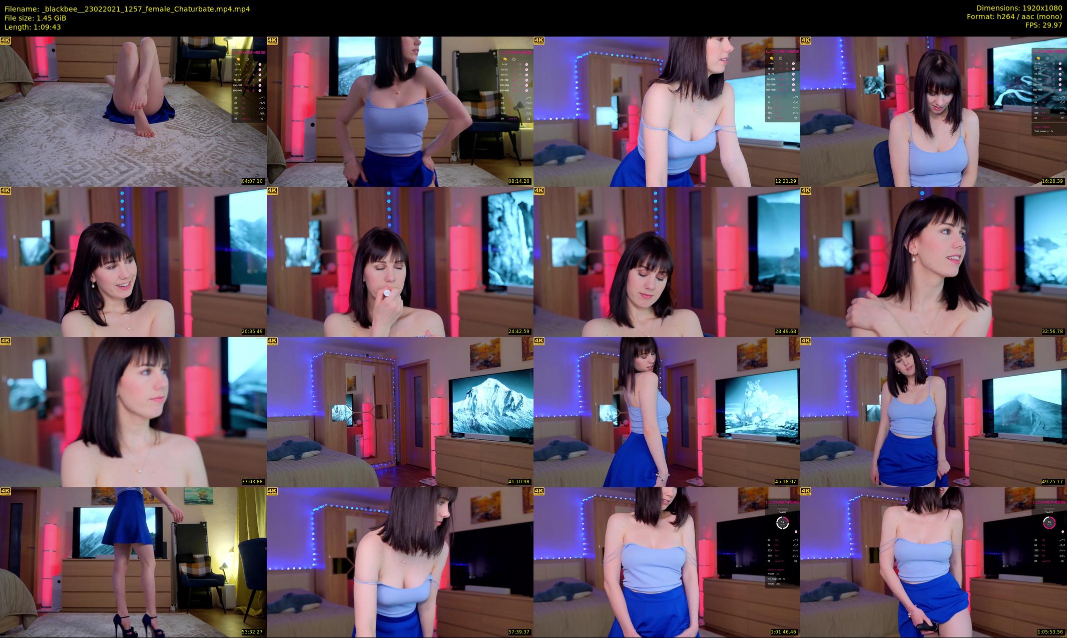 _blackbee_ — 70 minute Chaturbate female cam show recording, 1080p, Feb 23, 2021