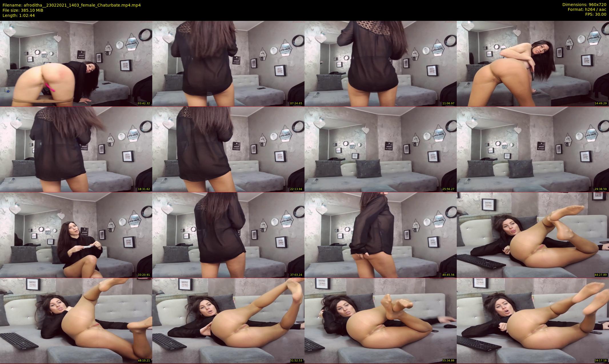afroditha_ — 63 minute Chaturbate female cam show recording, 720p, Feb 23, 2021