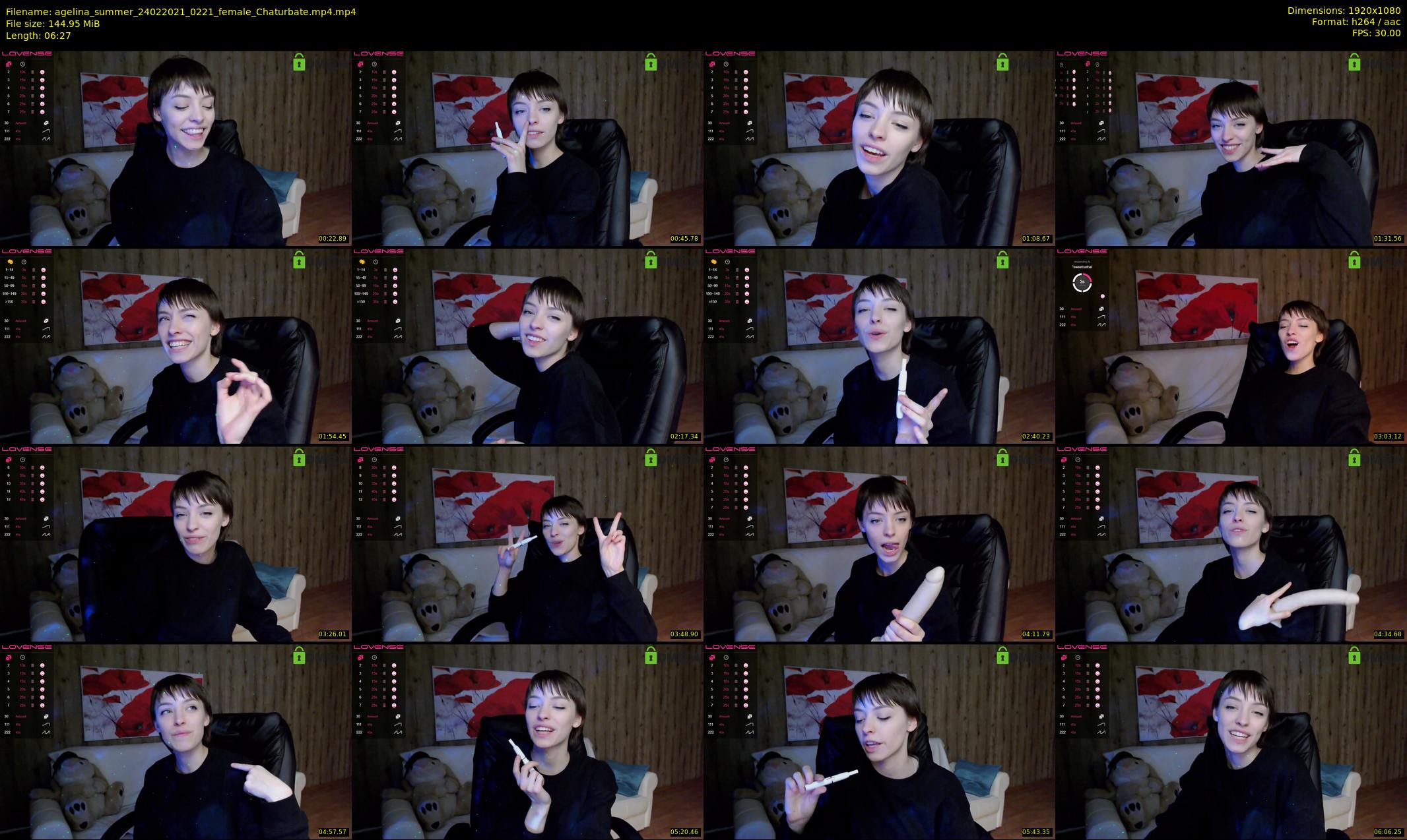 agelina_summer — 7 minute Chaturbate female cam show recording, 1080p, Feb 24, 2021