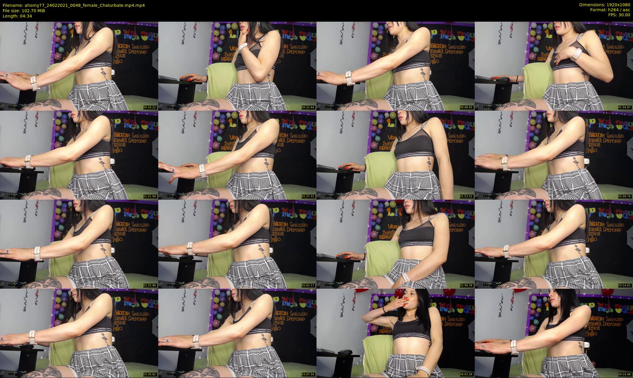 ahomy77 — 5 minute Chaturbate female cam show recording, 1080p, Feb 24, 2021