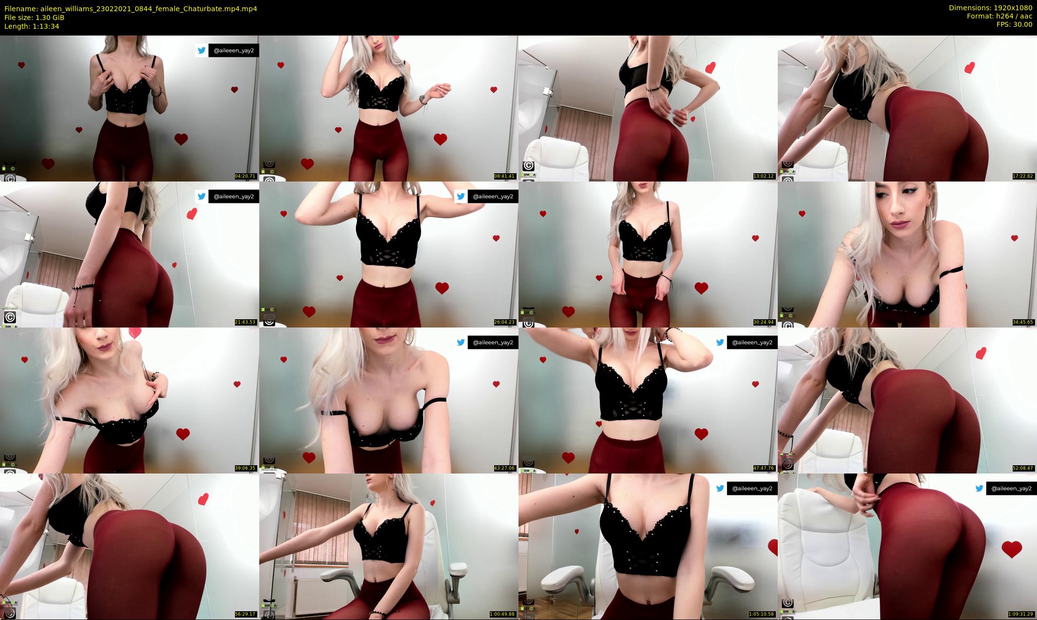 aileen_williams — 74 minute Chaturbate female cam show recording, 1080p, Feb 23, 2021