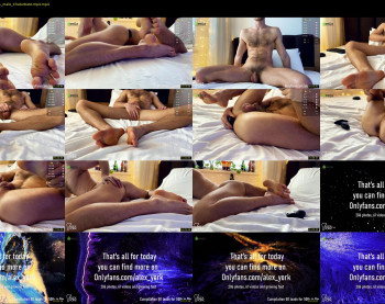 alexyork — 33 minute Chaturbate male cam show recording, 1080p, Feb 23, 2021