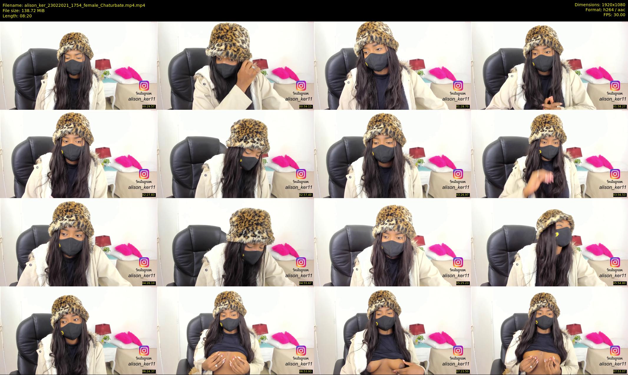 alison_ker — 9 minute Chaturbate female cam show recording, 1080p, Feb 23, 2021