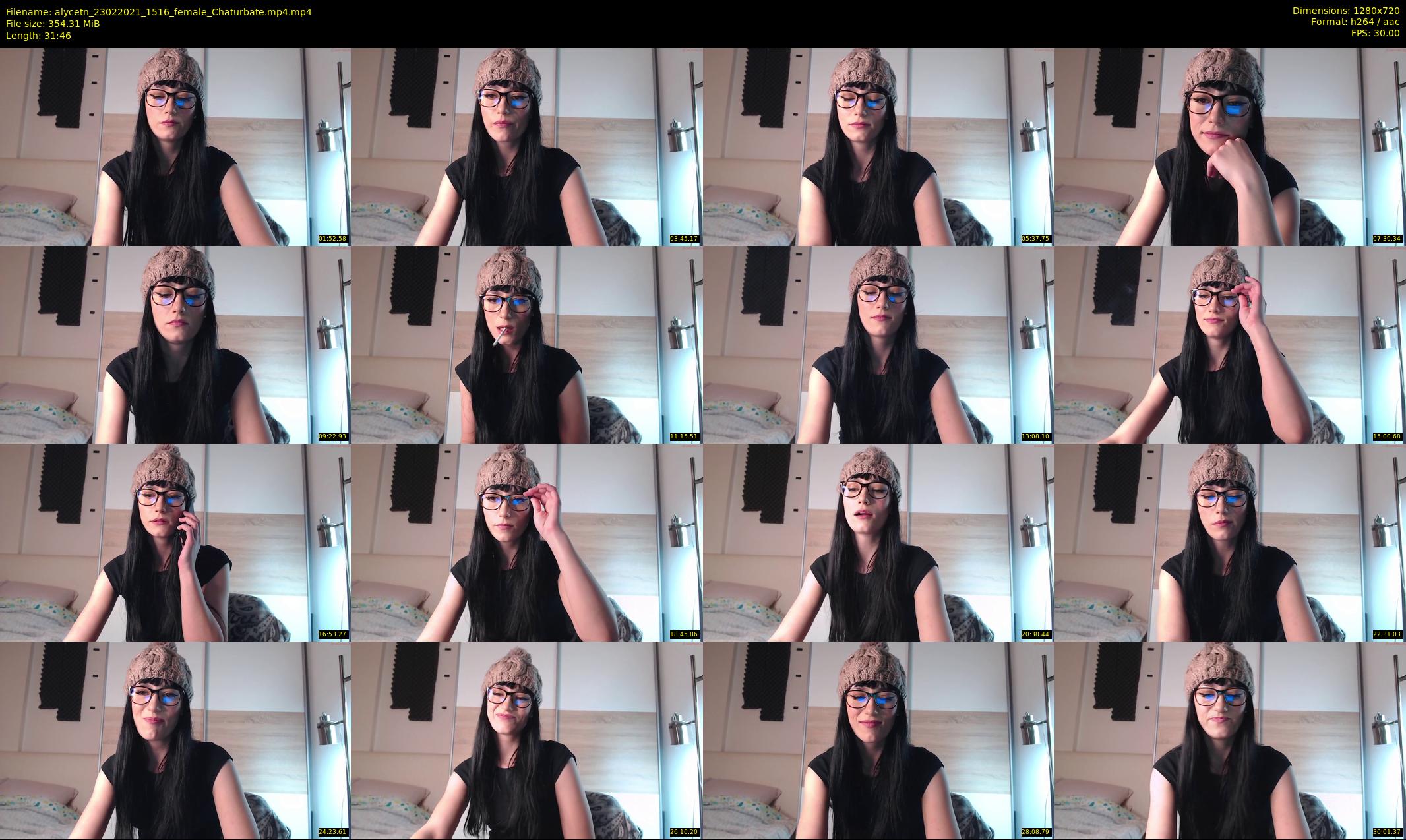alycetn — 32 minute Chaturbate female cam show recording, 720p, Feb 23, 2021