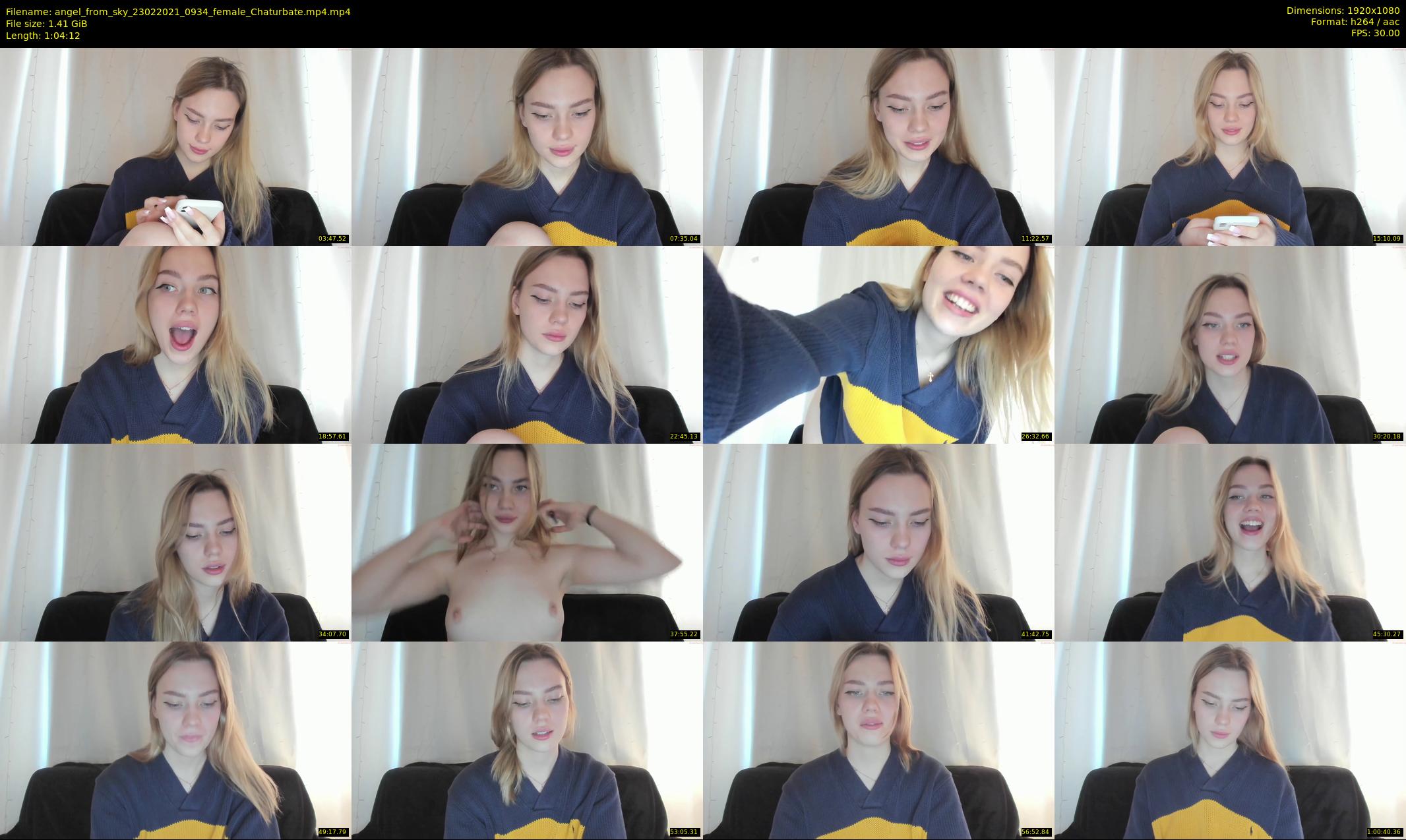 angel_from_sky — 65 minute Chaturbate female cam show recording, 1080p, Feb 23, 2021