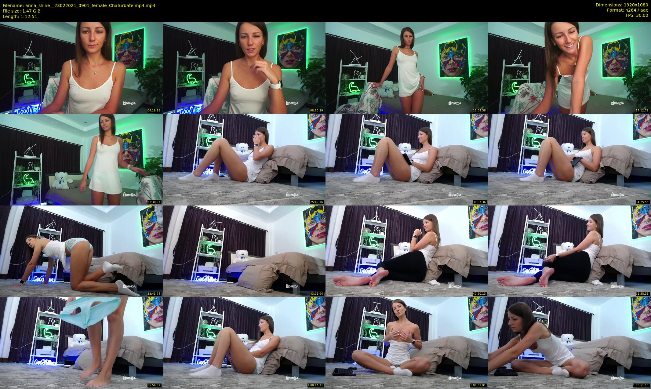 anna_shine_ — 73 minute Chaturbate female cam show recording, 1080p, Feb 23, 2021