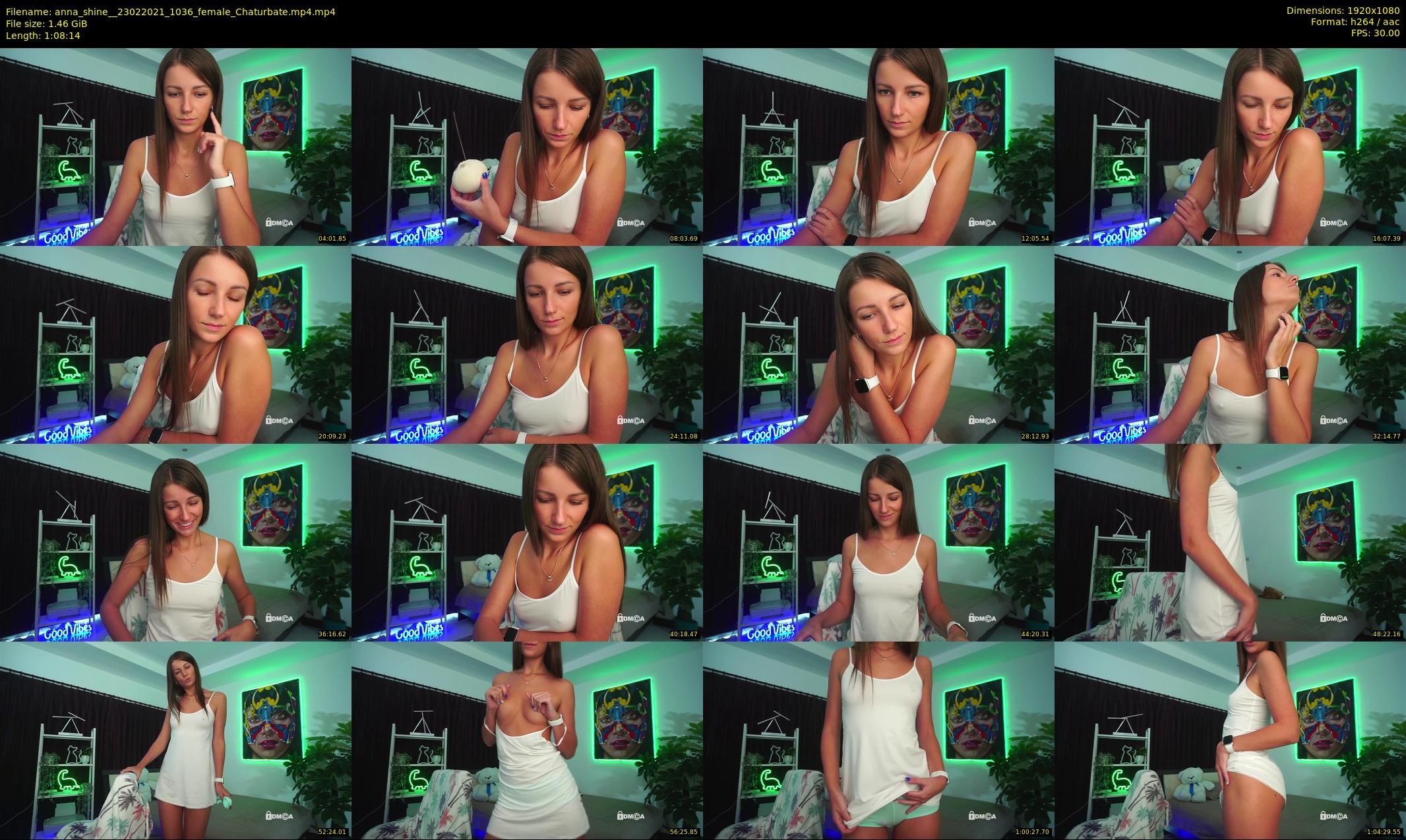 anna_shine_ — 69 minute Chaturbate female cam show recording, 1080p, Feb 23, 2021