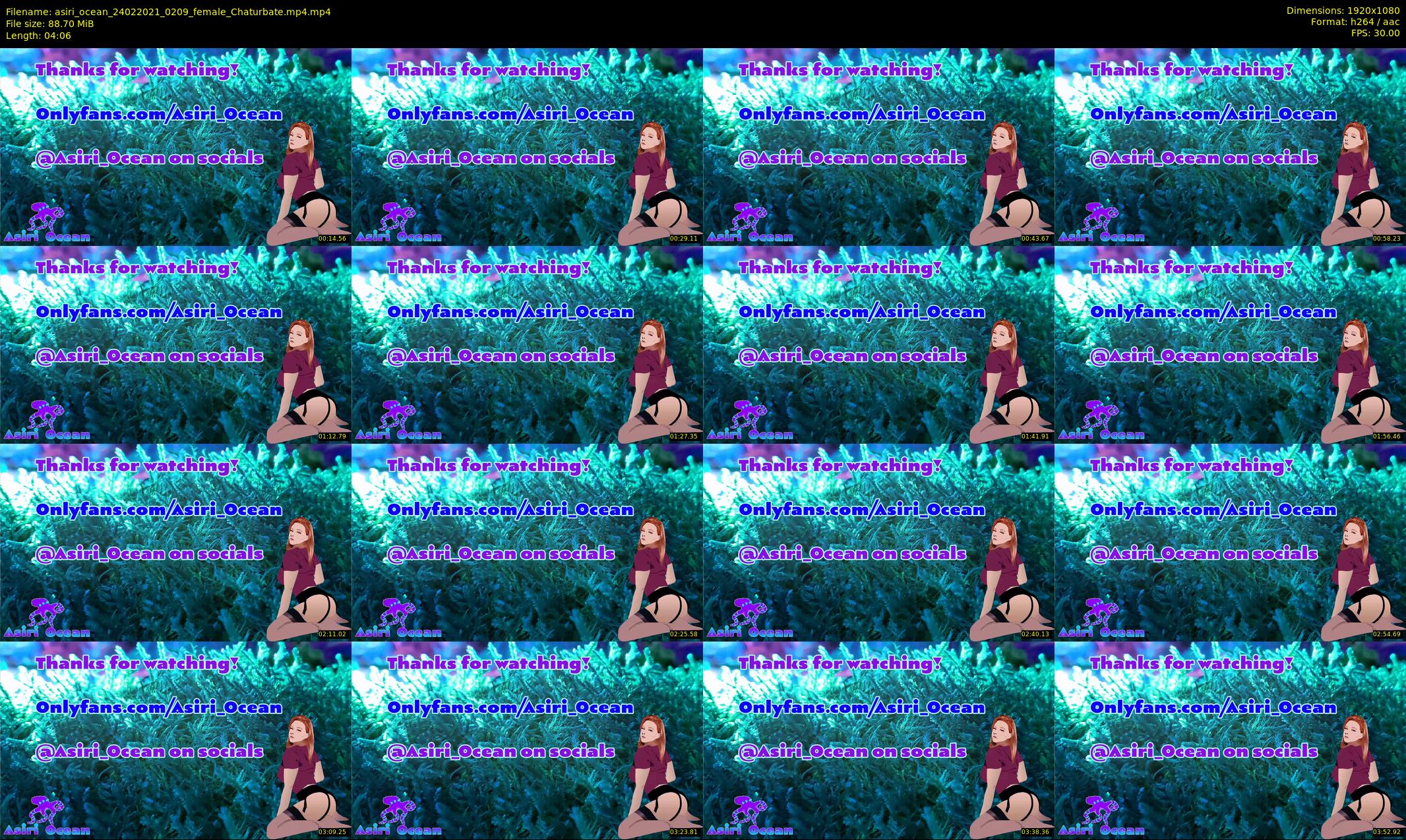 asiri_ocean — 5 minute Chaturbate female cam show recording, 1080p, Feb 24, 2021